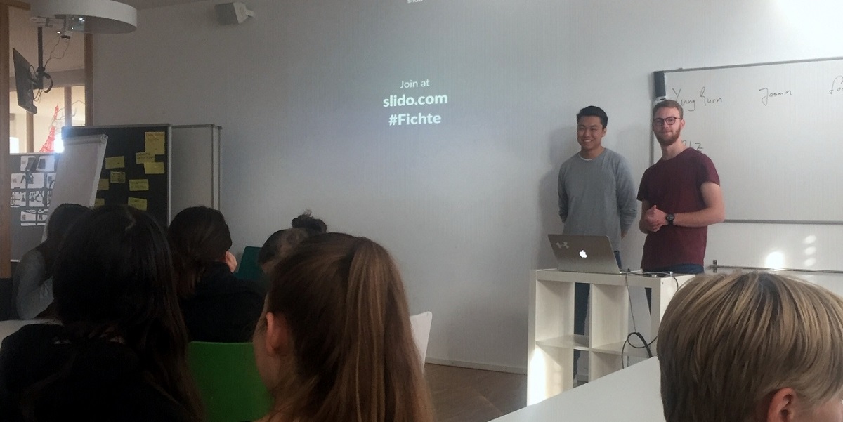 Präsentationstraining für unsere 9. Klassen in der Karlshochschule