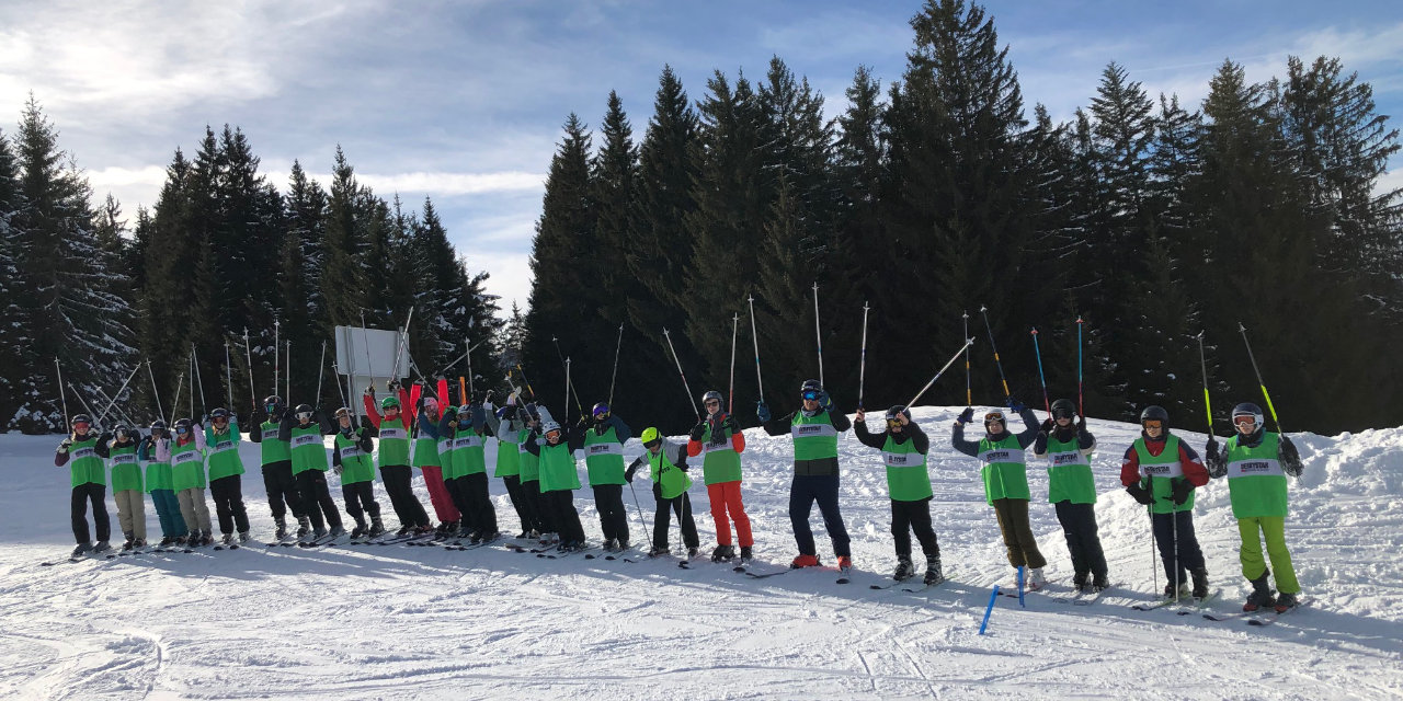 Kennenlernen der 8c im Schnee