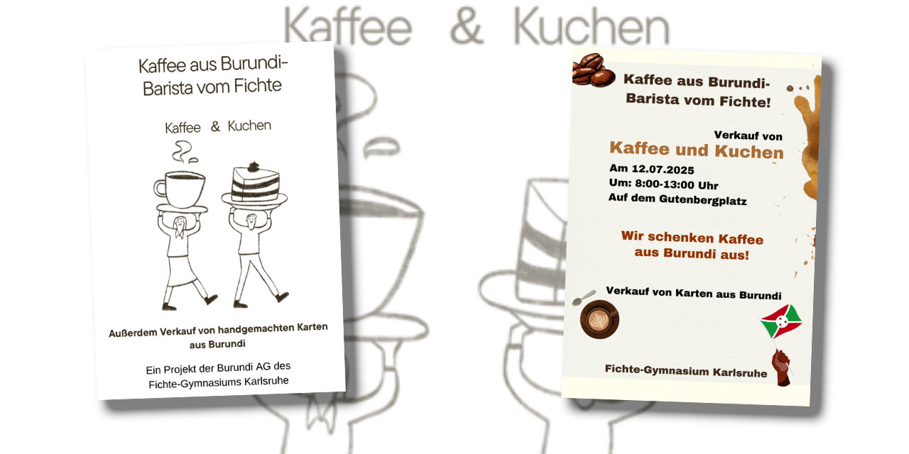 Burundi-Stand auf dem Gutenberg-Markt